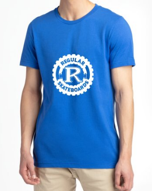 Regular skateboards - Blue Tshirt 2