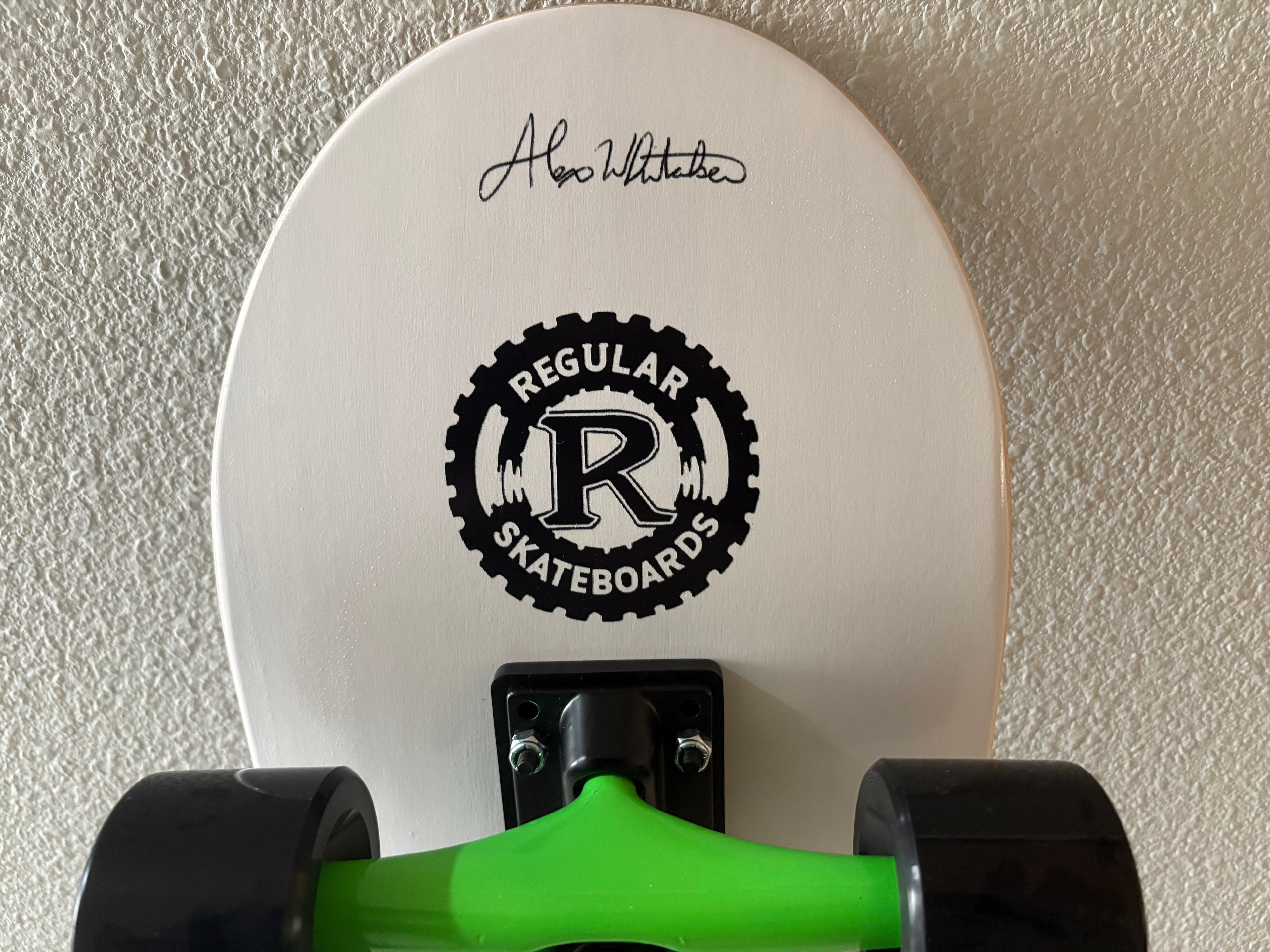 Regular Skateboards - White Regular 8ball