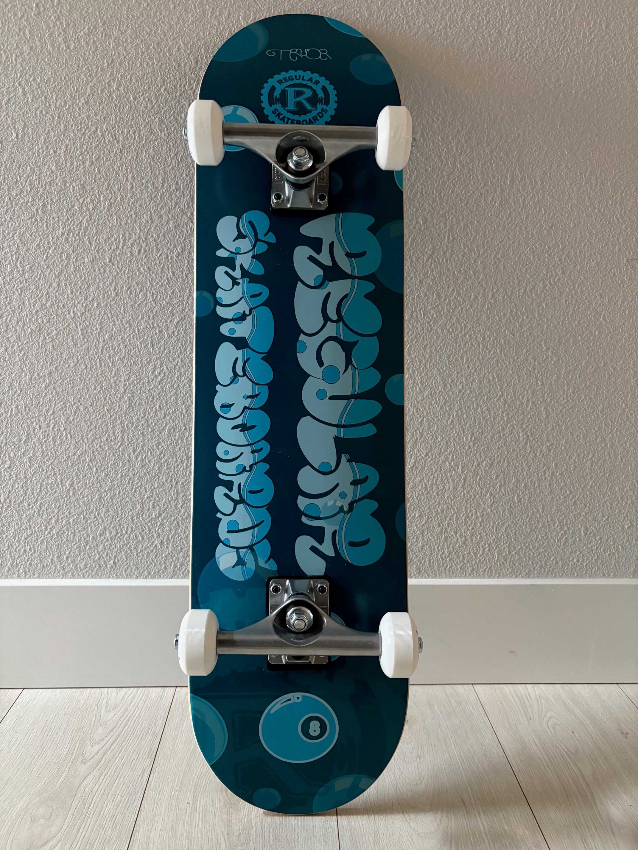 Regular Skateboards - Blue Regular Bubbles