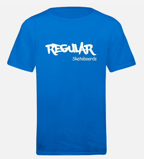 Regular Skateboards - Tshirt Blue 5