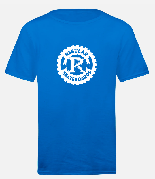 Regular Skateboards - Tshirt Blue 3