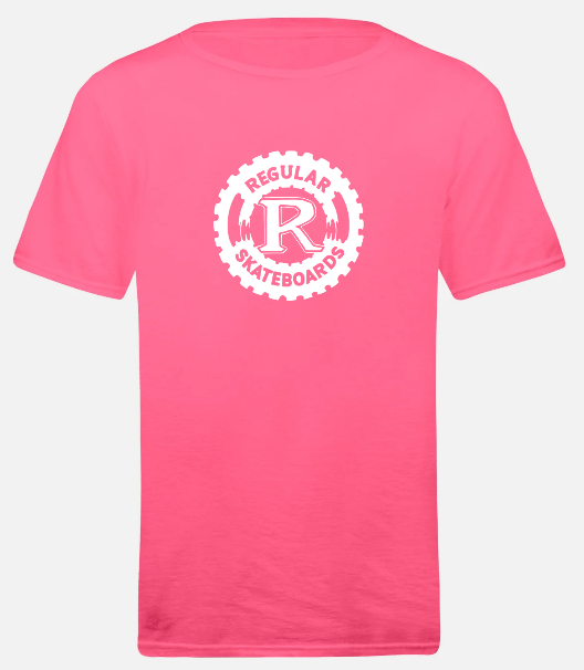 Regular Skateboards - Tshirt pink 2