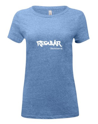 Regular Skateboards - Tshirt blue 7